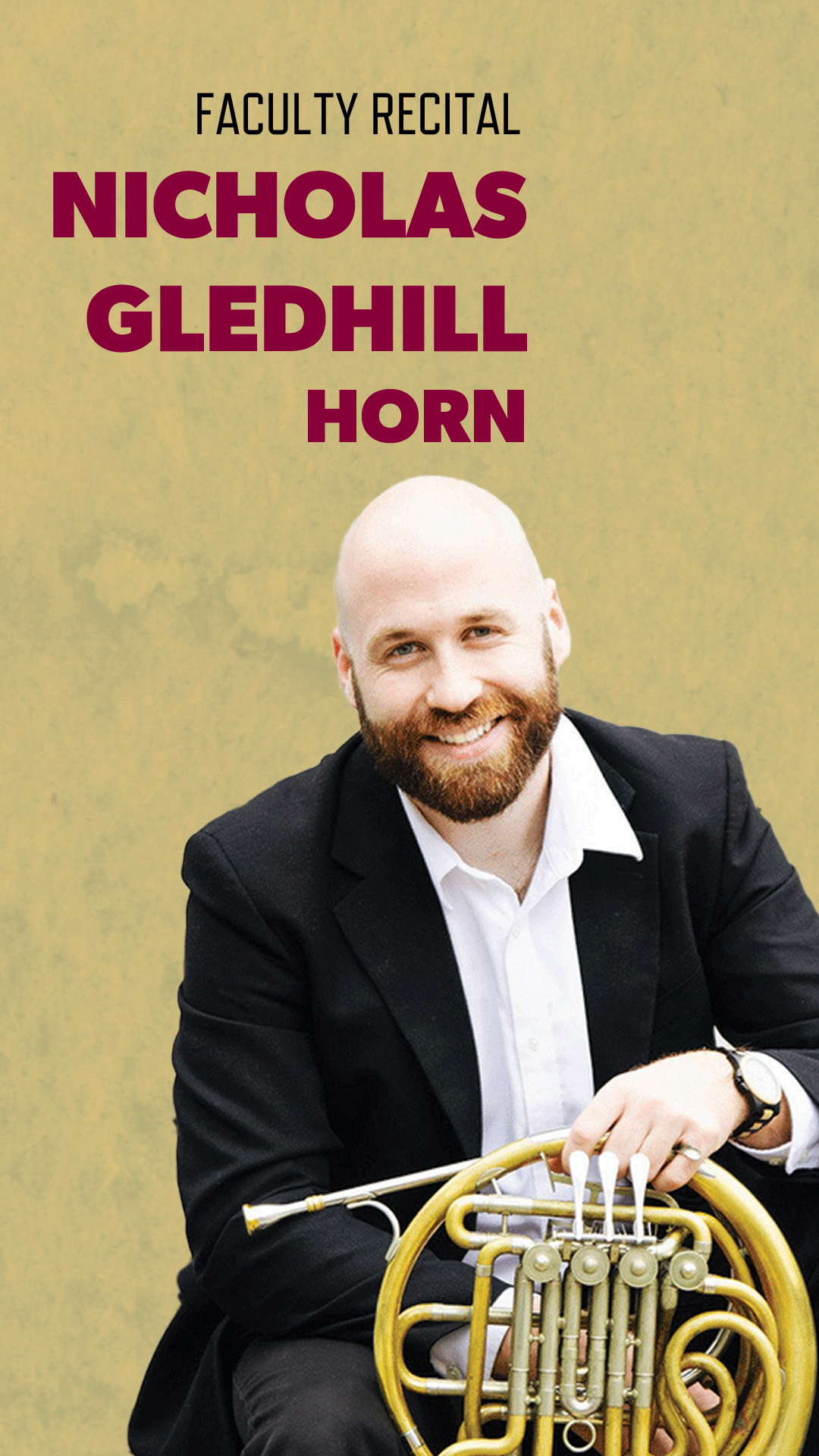 Nicholas Gledhill, horn poster image